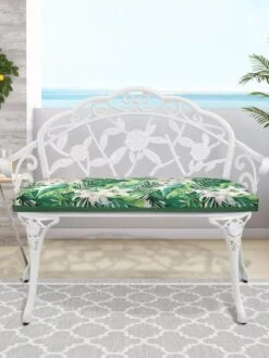 Outdoor Decor™ Bench Cushions, 18" X 48" 11 Outdoor Decor™ Bench Cushions, 18" X 48" -Backyard Bloomers 8611128 104V GRLI tif