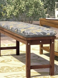 Outdoor Decor™ Bench Cushions, 18" X 48" 12 Outdoor Decor™ Bench Cushions, 18" X 48" -Backyard Bloomers 8611128 106V CTLV tif