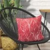 Outdoor Decor™ Throw Pillows, 18" X 18" 2 Outdoor Decor™ Throw Pillows, 18" X 18" -Backyard Bloomers 8611135 100V FTHR tif