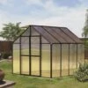 MONT Premium Greenhouse, 8' X 8' -Backyard Bloomers 8611169 02v monticello premium greenhouse 8 x 8