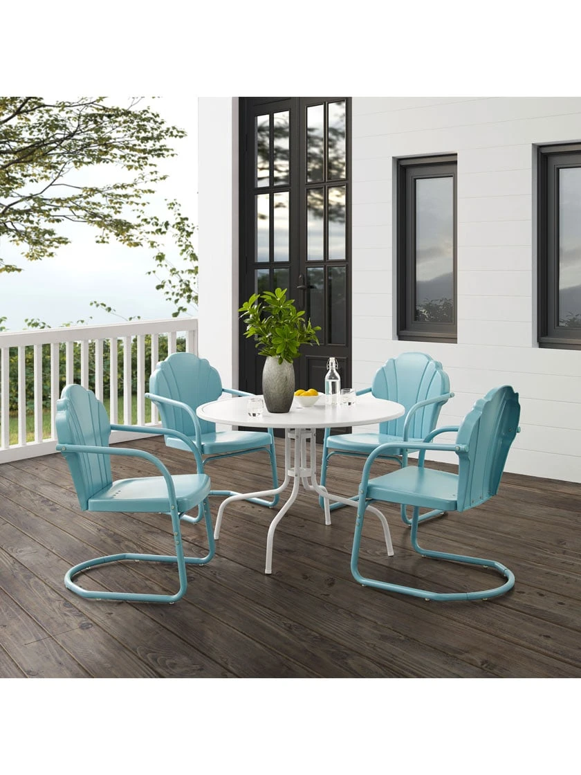 Crosley Tulip 5-piece Outdoor Dining Set 6 Crosley Tulip 5-piece Outdoor Dining Set - Image 4