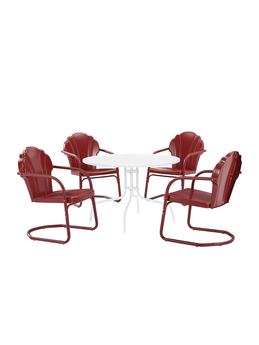 Crosley Tulip 5-piece Outdoor Dining Set 3 Crosley Tulip 5-piece Outdoor Dining Set