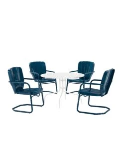 Crosley Ridgeland 5-piece Outdoor Dining Set -Backyard Bloomers 8611579 ny 03v crosley ridgeland 5 piece outdoor dining set