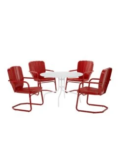 Crosley Ridgeland 5-piece Outdoor Dining Set -Backyard Bloomers 8611579 rd 15v