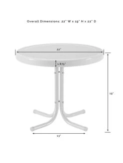 Crosley Bates 3-piece Outdoor Dining Chair Set -Backyard Bloomers 8611583 10v