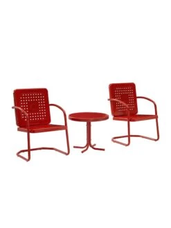 Crosley Bates 3-piece Outdoor Dining Chair Set