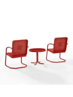 Crosley Bates 3-piece Outdoor Dining Chair Set -Backyard Bloomers 8611583 rd 07v