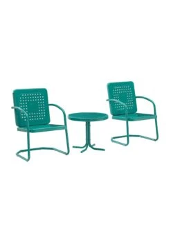 Crosley Bates 3-piece Outdoor Dining Chair Set -Backyard Bloomers 8611583 tu 15v
