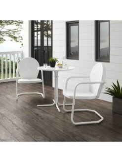 Crosley Griffith 3-piece Outdoor Bistro Set -Backyard Bloomers 8611589 wt 32v