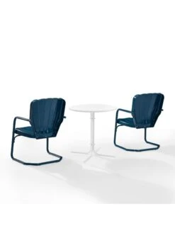 Crosley Ridgeland 3-piece Outdoor Bistro Set -Backyard Bloomers 8611594 ny 08v