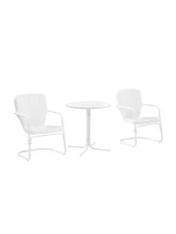 Crosley Ridgeland 3-piece Outdoor Bistro Set -Backyard Bloomers 8611594 wt 39v