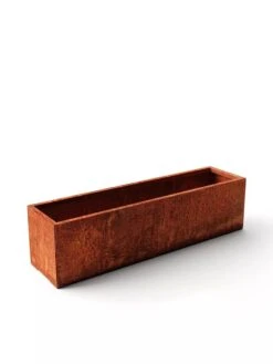 Veradek Metallic Series Corten Steel Window Box Planter, 36" -Backyard Bloomers 8611609 05V tif