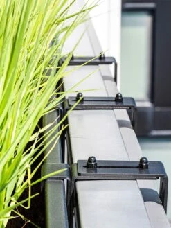 Veradek Metallic Series Railing Planters -Backyard Bloomers 8611610 01v