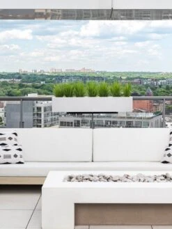 Veradek Metallic Series Railing Planters -Backyard Bloomers 8611612 27v