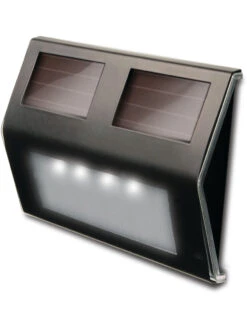 MAXSA® Solar-Powered Metal Deck Light, Set Of 4 -Backyard Bloomers 8611691 bz 01v