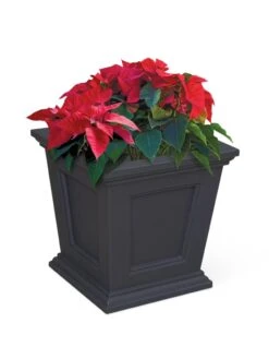 Fairfield Self-Watering Square Planter, 16” X 16” -Backyard Bloomers 8611695 13V tif