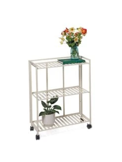 Oslo 2-Tier Plant Stand With Folding Shelves -Backyard Bloomers 8611766 4747 tif