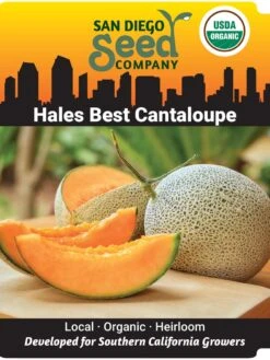 Hales Best Cantaloupe Organic Seeds