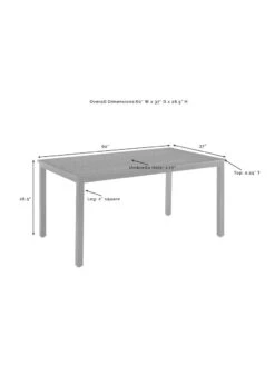 Crosley Kaplan Dining Set -Backyard Bloomers 8611954 10v