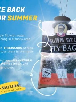 Grandpa Gus's Fly Bags, Set Of 6 -Backyard Bloomers 8611978 04V tif