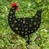 Chicken Friends Garden Stake -Backyard Bloomers 8612015 070 tif