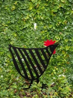 Chicken Friends Garden Stake -Backyard Bloomers 8612015 071 tif