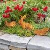 Corten Steel Animal Garden Stakes 1 Corten Steel Animal Garden Stakes -Backyard Bloomers 8612060 021 tif