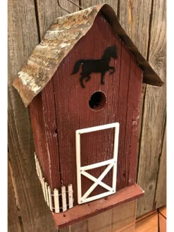 Summitville Stable Bird House -Backyard Bloomers 8612121 01v