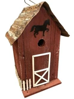 Summitville Stable Bird House -Backyard Bloomers 8612121 02v summitville stable bird house