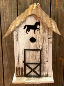 Summitville Stable Bird House -Backyard Bloomers 8612121 03v