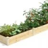 Pine Raised Garden Bed, 2' X 8' -Backyard Bloomers 8612244 02V jpg
