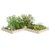2-Tier Pine Raised Garden Bed, 4'x12' 2 2-Tier Pine Raised Garden Bed, 4'x12' -Backyard Bloomers 8612257 02v 2 tier pine raised garden bed 4x12 feet