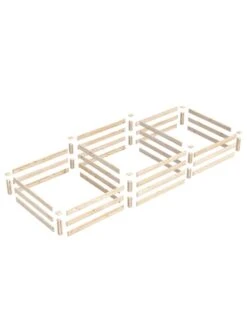 Tall 2-Tier Pine Raised Garden Bed, 4'x12' 10 Tall 2-Tier Pine Raised Garden Bed, 4'x12' -Backyard Bloomers 8612258 01v