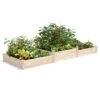 Tall 2-Tier Pine Raised Garden Bed, 4'x12' -Backyard Bloomers 8612258 02v tall 2 tier pine raised garden bed 4x12 feet