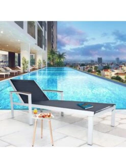 Braylee Reclining Chaise Lounge -Backyard Bloomers 8612262 01v