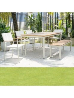 Braylee 6 Pc Outdoor Dining Set -Backyard Bloomers 8612275 02v