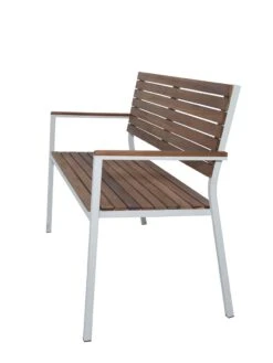 Braylee Metal And Wood Garden Bench 8 Braylee Metal And Wood Garden Bench -Backyard Bloomers 8612284 03v