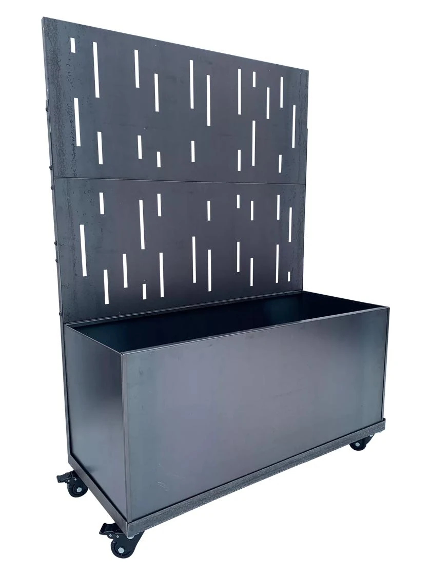 Nice Corten Trough Planters With Privacy Screen 5 Nice Corten Trough Planters With Privacy Screen - Image 3