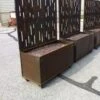 Nice Corten Trough Planters With Privacy Screen 2 Nice Corten Trough Planters With Privacy Screen -Backyard Bloomers 8612382 02V jpg