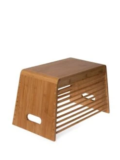 Bamboo Garden Stool And Basket Combo -Backyard Bloomers 8612425 320 tif