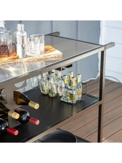 Veradek Stainless Steel Outdoor Kitchen Series Bar Cart -Backyard Bloomers 8612470 14v