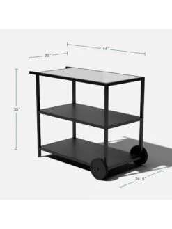 Veradek Stainless Steel Outdoor Kitchen Series Bar Cart -Backyard Bloomers 8612470 15v
