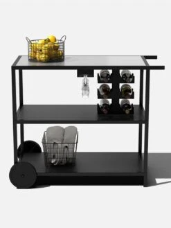 Veradek Stainless Steel Outdoor Kitchen Series Bar Cart -Backyard Bloomers 8612470 19v