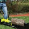 Snow Joe® 10 Ton Manual Log Splitter -Backyard Bloomers 8612512 09v snow joe 10 ton manual log splitter lj10m