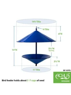 Achla Designs Trulli Bird Feeder -Backyard Bloomers 8612518 01v