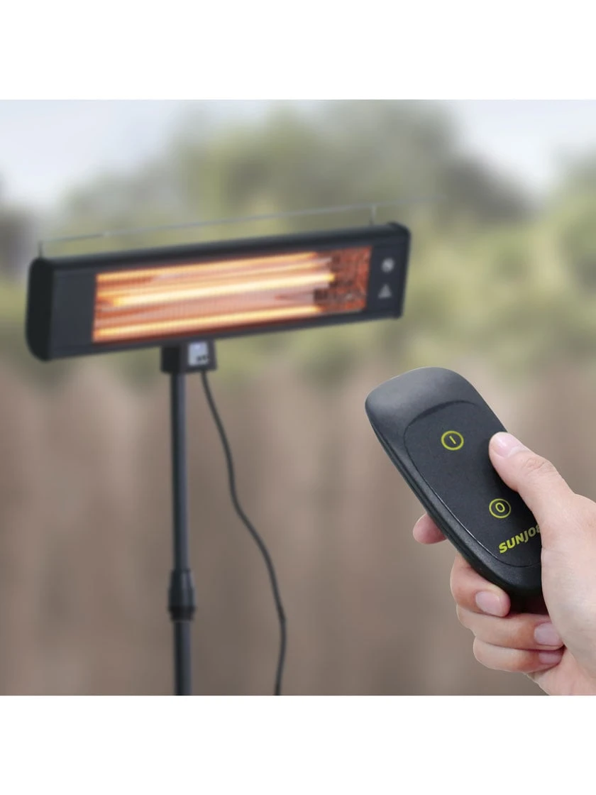 Sun Joe® 1500W Elec. Infrared OD Patio Heater, Adjust Ht. Range, W/Wall Bracket & Cover 6 Sun Joe® 1500W Elec. Infrared OD Patio Heater, Adjust Ht. Range, W/Wall Bracket & Cover - Image 4