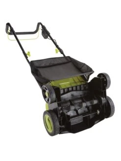 Sun Joe® 48V ION+ Cordless 15-Inch 5-Position Walk-Behind Lawn Dethatcher -Backyard Bloomers 8612541 06v