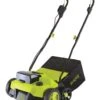 Sun Joe® 48V ION+ Cordless 15-Inch 5-Position Walk-Behind Lawn Dethatcher -Backyard Bloomers 8612541 07v sun joe cordless 15 inch walk behind lawn dethatcher 24v x2 dts15