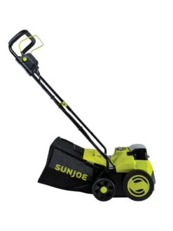 Sun Joe® 48V ION+ Cordless 15-Inch 5-Position Walk-Behind Lawn Dethatcher -Backyard Bloomers 8612541 09v