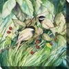 Chickadees Outdoor Wall Art -Backyard Bloomers 8612566 01v chikadees outdoor wall art
